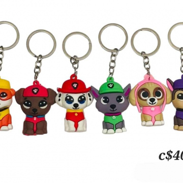Llaveros de Paw Patrol