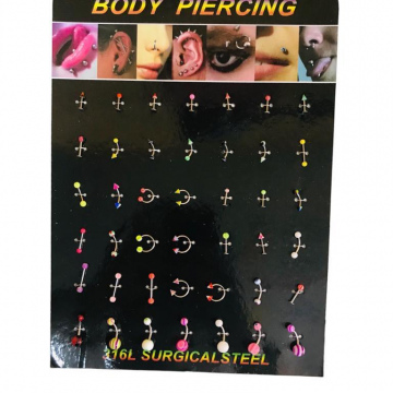 Cartón Juguete Piercing 