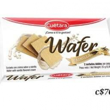 Galleta Wafer Vainilla 